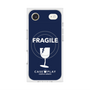 プレミアムスクエアケース with MagSafe［ FRAGILE - Navy ］