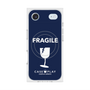 プレミアムスクエアケース with MagSafe［ FRAGILE - Navy ］