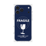プレミアムスクエアケース with MagSafe［ FRAGILE - Navy ］