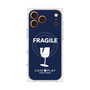 プレミアムスクエアケース with MagSafe［ FRAGILE - Navy ］