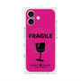 プレミアムスクエアケース with MagSafe［ FRAGILE - Pink ］