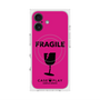 プレミアムスクエアケース with MagSafe［ FRAGILE - Pink ］