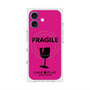 プレミアムスクエアケース with MagSafe［ FRAGILE - Pink ］