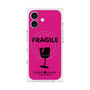 プレミアムスクエアケース with MagSafe［ FRAGILE - Pink ］