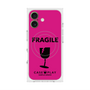 プレミアムスクエアケース with MagSafe［ FRAGILE - Pink ］