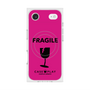 プレミアムスクエアケース with MagSafe［ FRAGILE - Pink ］