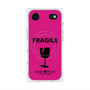 プレミアムスクエアケース with MagSafe［ FRAGILE - Pink ］