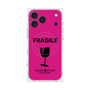 プレミアムスクエアケース with MagSafe［ FRAGILE - Pink ］
