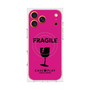 プレミアムスクエアケース with MagSafe［ FRAGILE - Pink ］