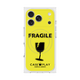 プレミアムスクエアケース with MagSafe［ FRAGILE - Yellow ］