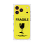 プレミアムスクエアケース with MagSafe［ FRAGILE - Yellow ］