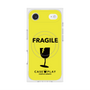 プレミアムスクエアケース with MagSafe［ FRAGILE - Yellow ］