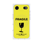 プレミアムスクエアケース with MagSafe［ FRAGILE - Yellow ］