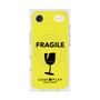 プレミアムスクエアケース with MagSafe［ FRAGILE - Yellow ］