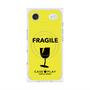 プレミアムスクエアケース with MagSafe［ FRAGILE - Yellow ］