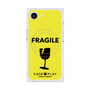 プレミアムスクエアケース with MagSafe［ FRAGILE - Yellow ］
