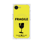 プレミアムスクエアケース with MagSafe［ FRAGILE - Yellow ］