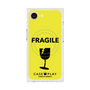 プレミアムスクエアケース with MagSafe［ FRAGILE - Yellow ］