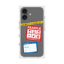 プレミアムスクエアケース with MagSafe［ FRAGILE Stickers - Gray ］