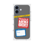 プレミアムスクエアケース with MagSafe［ FRAGILE Stickers - Gray ］