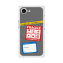 プレミアムスクエアケース with MagSafe［ FRAGILE Stickers - Gray ］