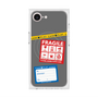 プレミアムスクエアケース with MagSafe［ FRAGILE Stickers - Gray ］