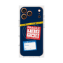 プレミアムスクエアケース with MagSafe［ FRAGILE Stickers - Navy ］