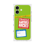 プレミアムスクエアケース with MagSafe［ FRAGILE Stickers - Green ］