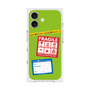 プレミアムスクエアケース with MagSafe［ FRAGILE Stickers - Green ］