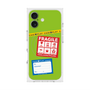 プレミアムスクエアケース with MagSafe［ FRAGILE Stickers - Green ］