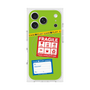 プレミアムスクエアケース with MagSafe［ FRAGILE Stickers - Green ］