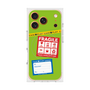プレミアムスクエアケース with MagSafe［ FRAGILE Stickers - Green ］