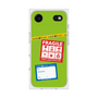 プレミアムスクエアケース with MagSafe［ FRAGILE Stickers - Green ］
