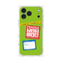 プレミアムスクエアケース with MagSafe［ FRAGILE Stickers - Green ］
