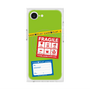 プレミアムスクエアケース with MagSafe［ FRAGILE Stickers - Green ］