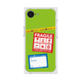 プレミアムスクエアケース with MagSafe［ FRAGILE Stickers - Green ］