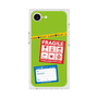 プレミアムスクエアケース with MagSafe［ FRAGILE Stickers - Green ］