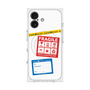 プレミアムスクエアケース with MagSafe［ FRAGILE Stickers - White ］