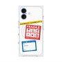 プレミアムスクエアケース with MagSafe［ FRAGILE Stickers - White ］