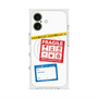 プレミアムスクエアケース with MagSafe［ FRAGILE Stickers - White ］