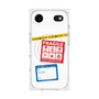 プレミアムスクエアケース with MagSafe［ FRAGILE Stickers - White ］
