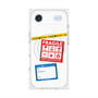 プレミアムスクエアケース with MagSafe［ FRAGILE Stickers - White ］