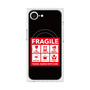 プレミアムスクエアケース with MagSafe［ FRAGILE Sticker - Black ］
