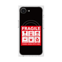 プレミアムスクエアケース with MagSafe［ FRAGILE Sticker - Black ］
