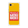 プレミアムスクエアケース with MagSafe［ FRAGILE Sticker - Yellow ］