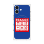 プレミアムスクエアケース with MagSafe［ FRAGILE Sticker - Blue ］