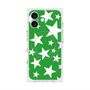 プレミアムスクエアケース with MagSafe［ Stars - Green ］