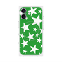 プレミアムスクエアケース with MagSafe［ Stars - Green ］