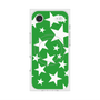 プレミアムスクエアケース with MagSafe［ Stars - Green ］