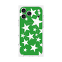 プレミアムスクエアケース with MagSafe［ Stars - Green ］
